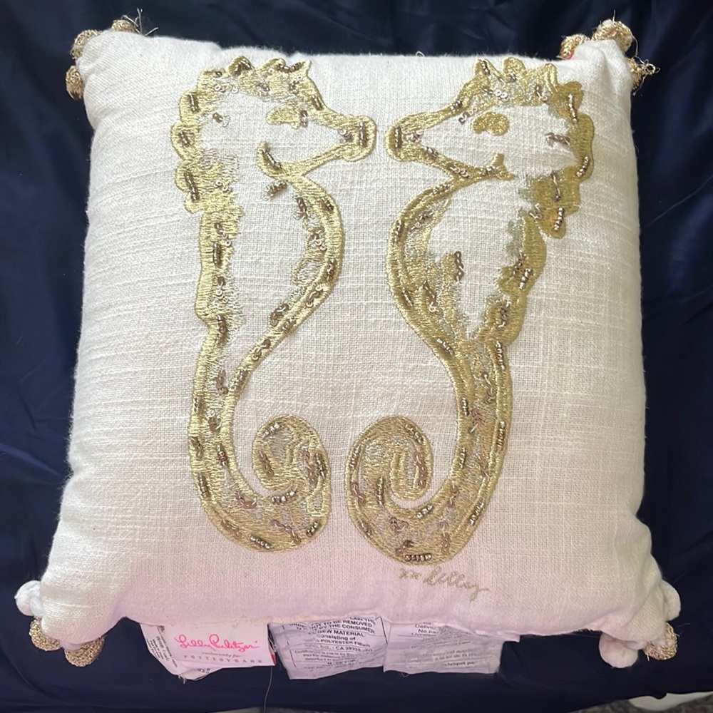 Lilly Pulitzer x Pottery Barn decorative pillow